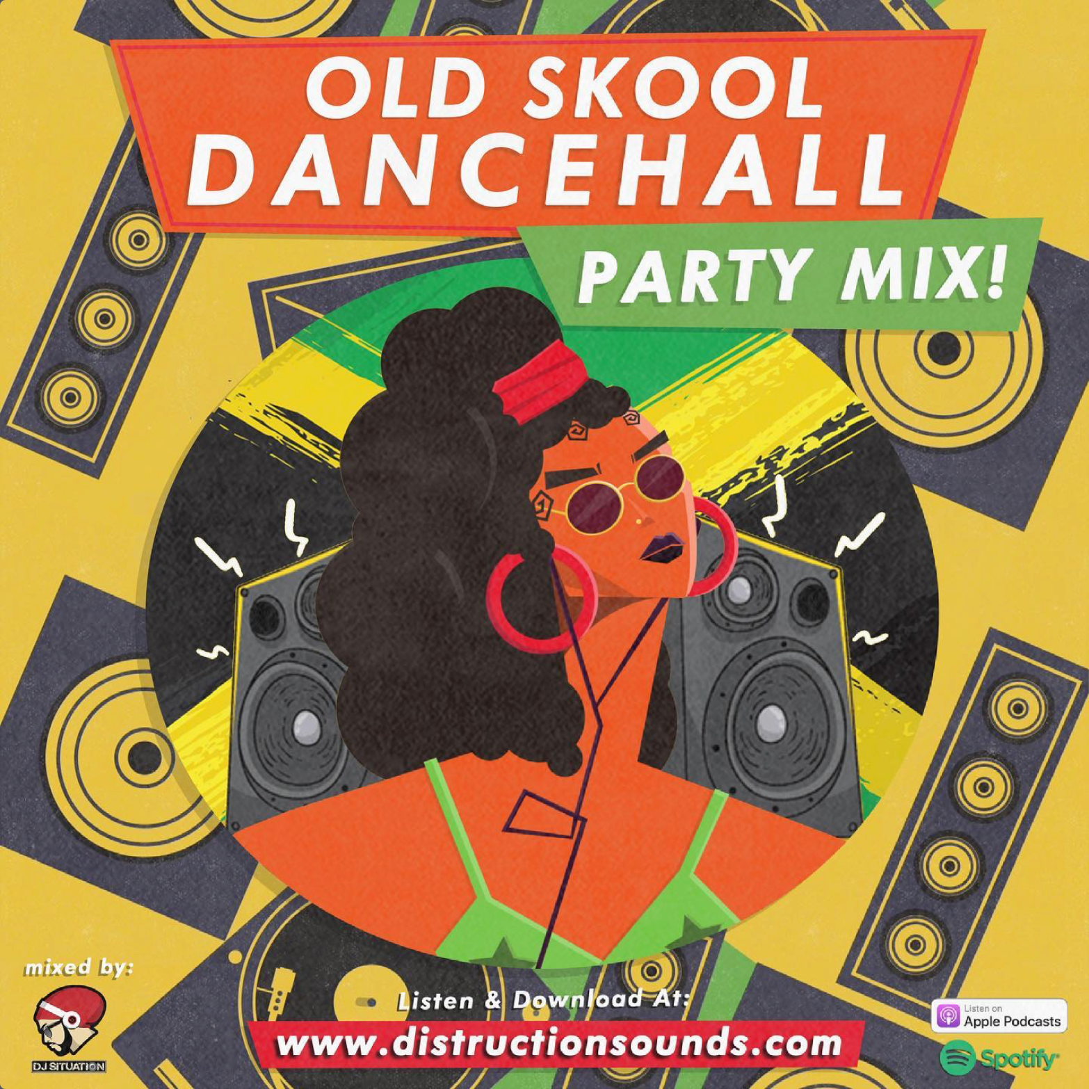 Old Skool Dancehall Party Mix artwork